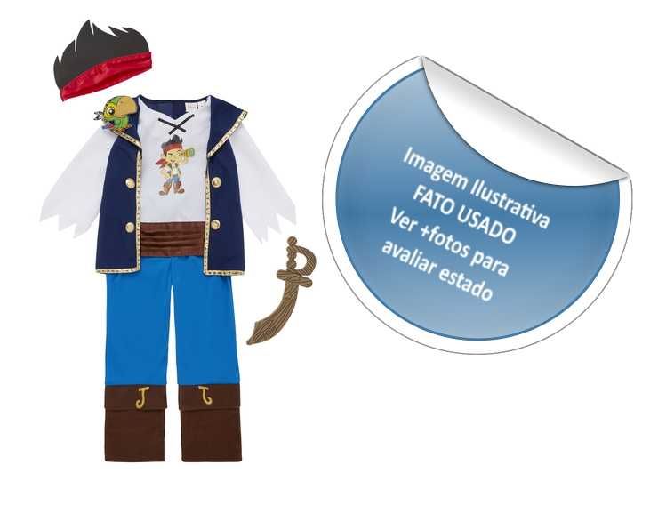 Fato + Acessórios DISNEY Jake e Os Piratas da Terra do Nunca 1-5 anos