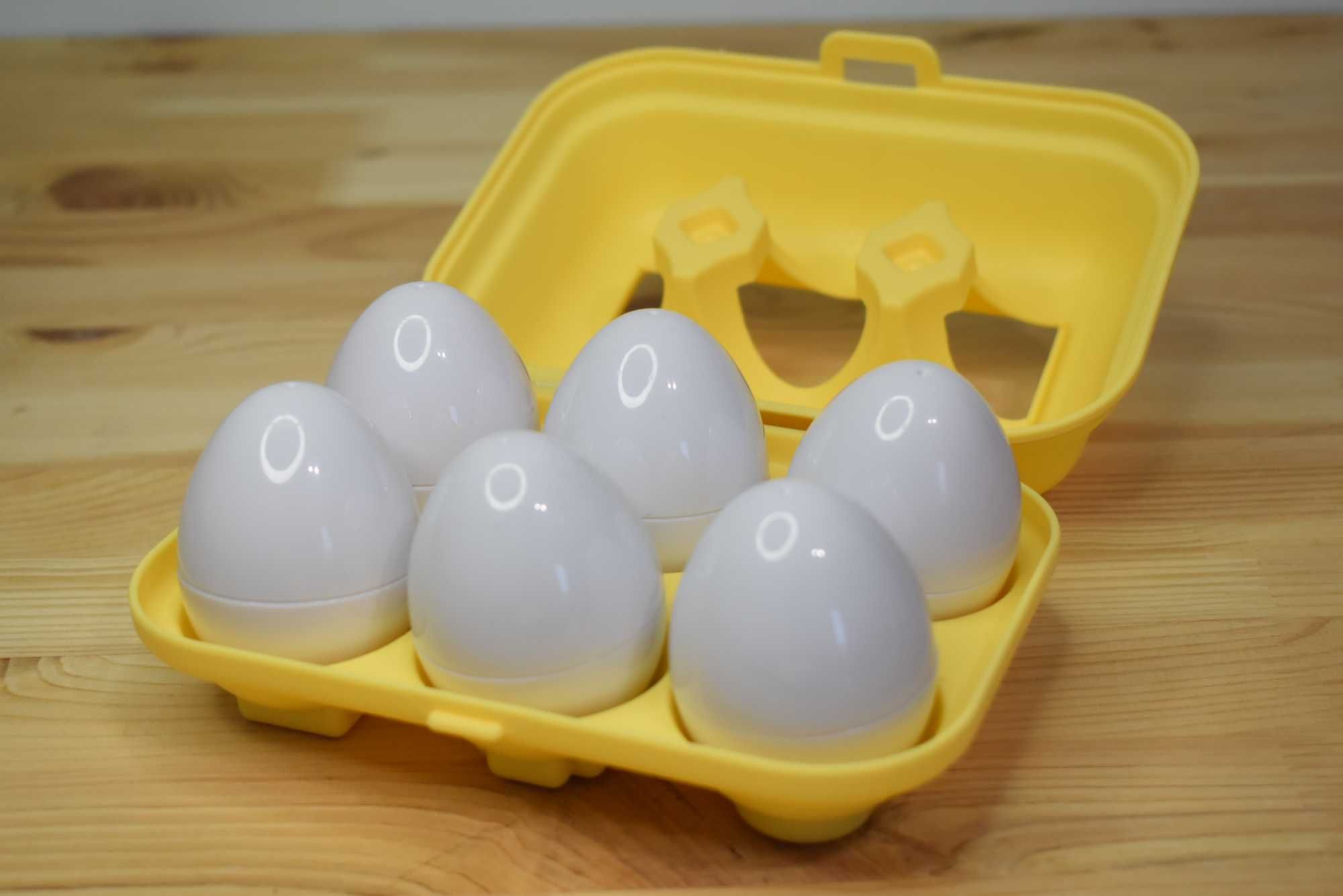 Розвиваюча гра «Яйця 3D сортер. Овочі та фрукти» 6 штук