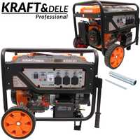 KRAFT&DELE Agregat Prądotwórczy Generator Benzyna 7kw 3x 230v