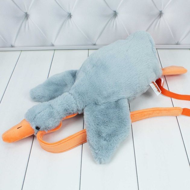 Мягкая игрушка Рюкзак Гусь обнимусь, сумка детская, пенал, бананка