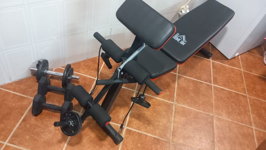 Mesa de exercícios físicos