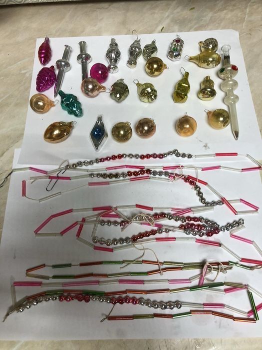 Советские ёлочные игрушки СССР – стекло, Ленинград, 1978