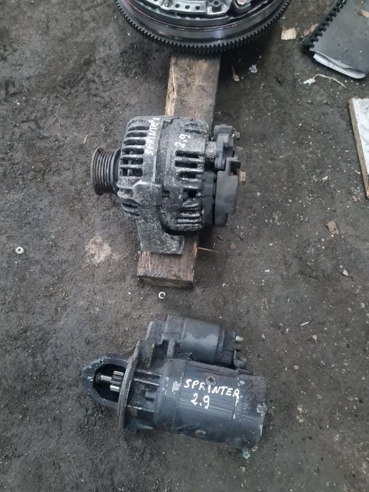Rozrusznik, alternator Mercedes Sprinter 2,9