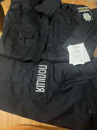 Костюм (сорочка, брюки) з світлоповетральними написами Поліція, нові