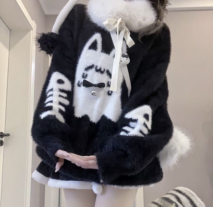 Свитер с kawaii котиком