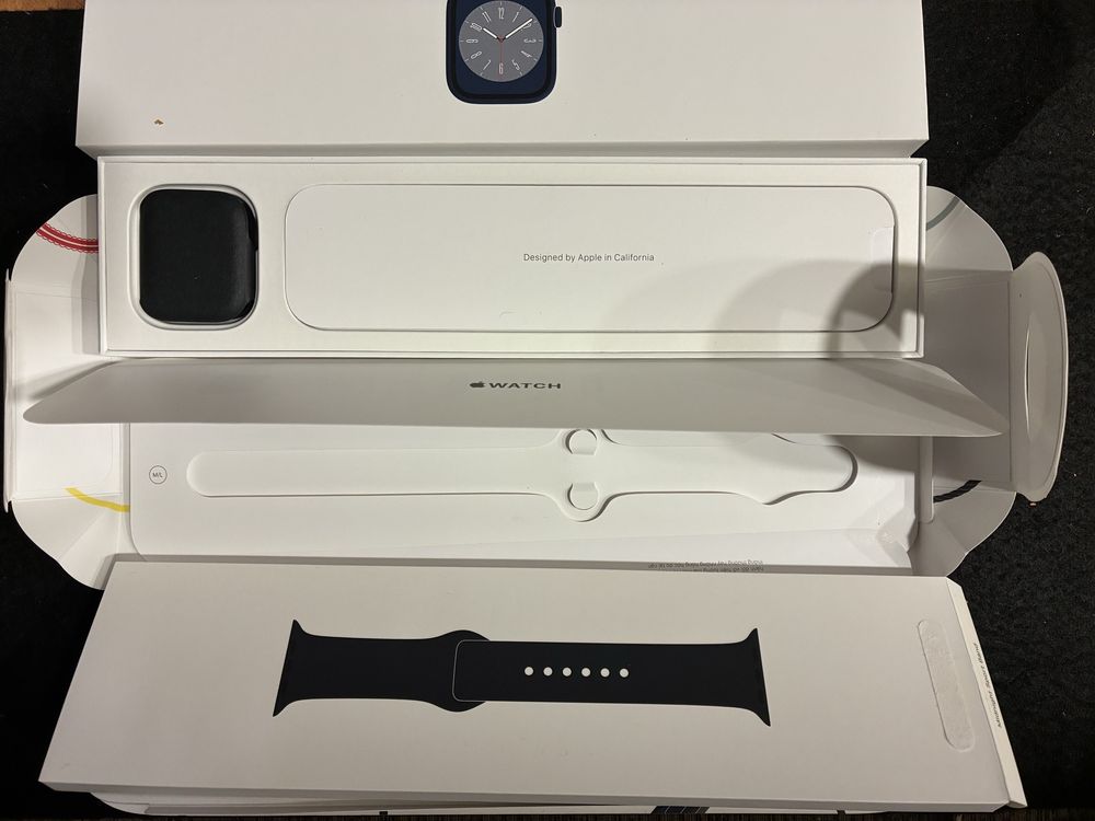 Apple Watch Series 8 / Com Garantia / 45mm - Midnight