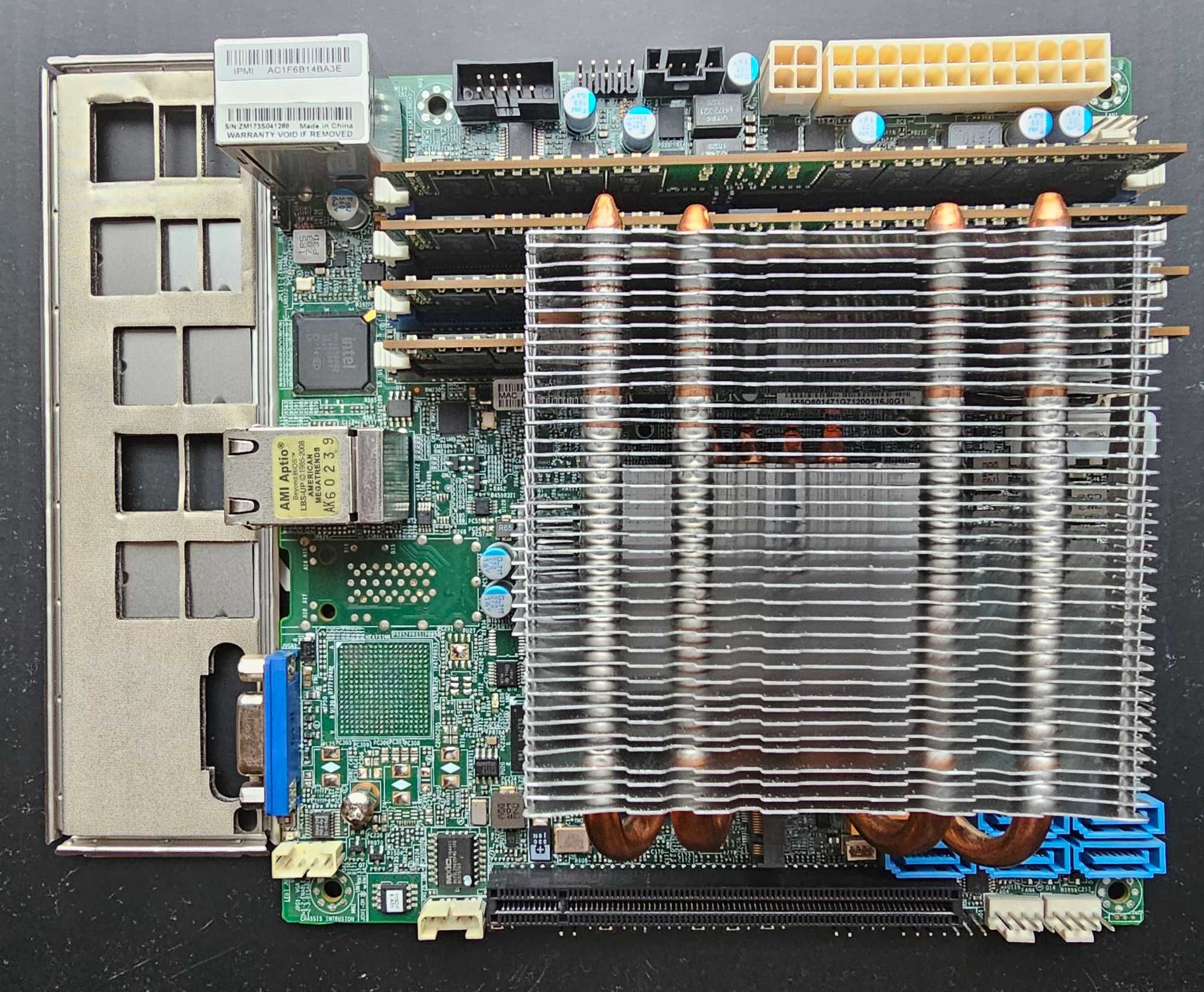 SUPERMICRO X10SDV-F Xeon D-1541 (8core)  RAM 128 GB