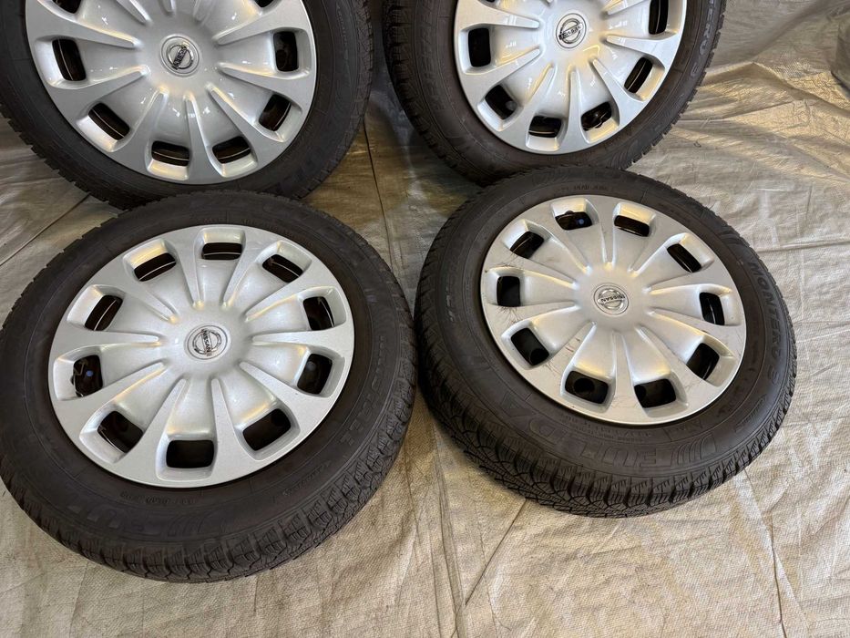 Koła zimowe Nissan Micra V Fulda 185/65/15 + czujniki + kołpaki