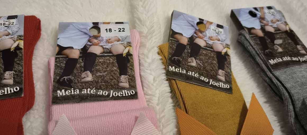 Meias até ao joelho menina