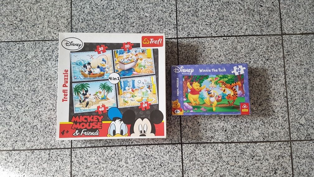 PUZZLE zestaw 2 opakowań Trefl Disney