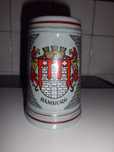 Caneca de cerveja alemã antiga