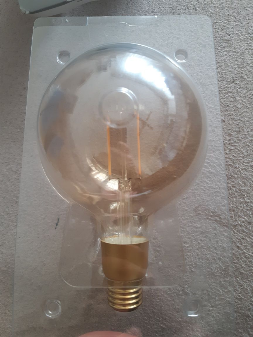 5x żarówka złota duża ozdobna żółta LED 3W lampa oświetlenie