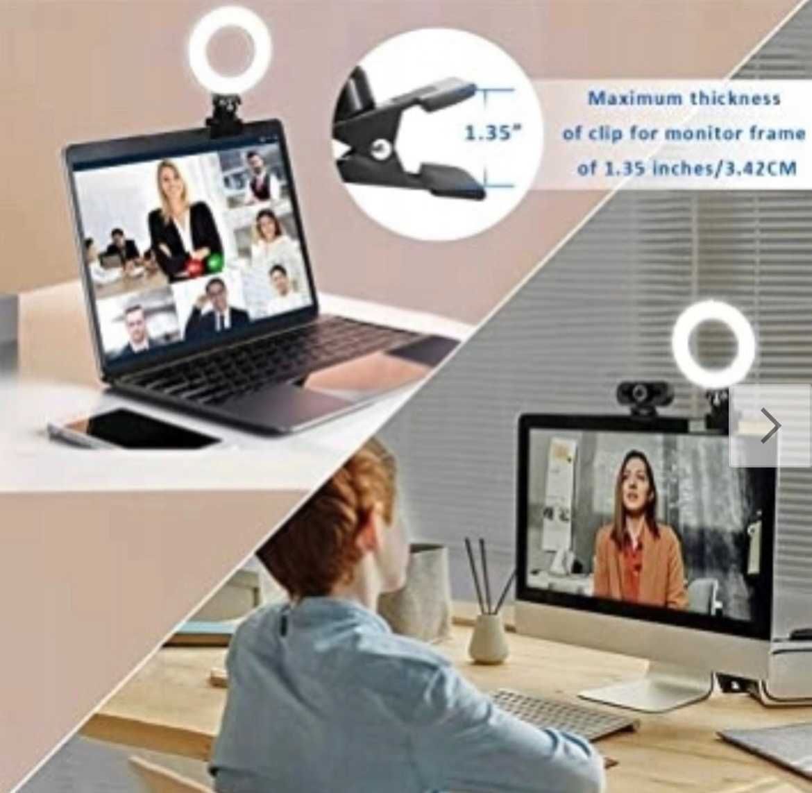 LED Light Video Conference Circle Lights do nauki