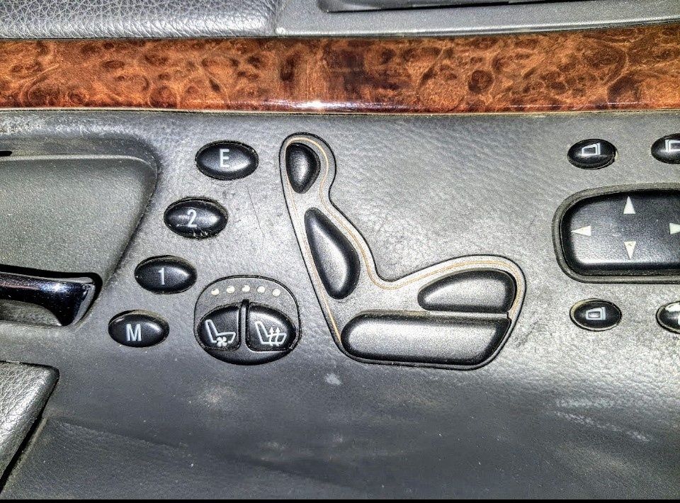 Panel sterowania fotela kierowcy Mercedes S W220. Europa