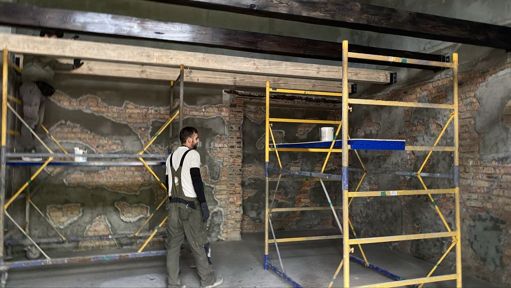 Услуги каменщиков, Кладка газобетона, Кладка кирпича, Бетонные работы