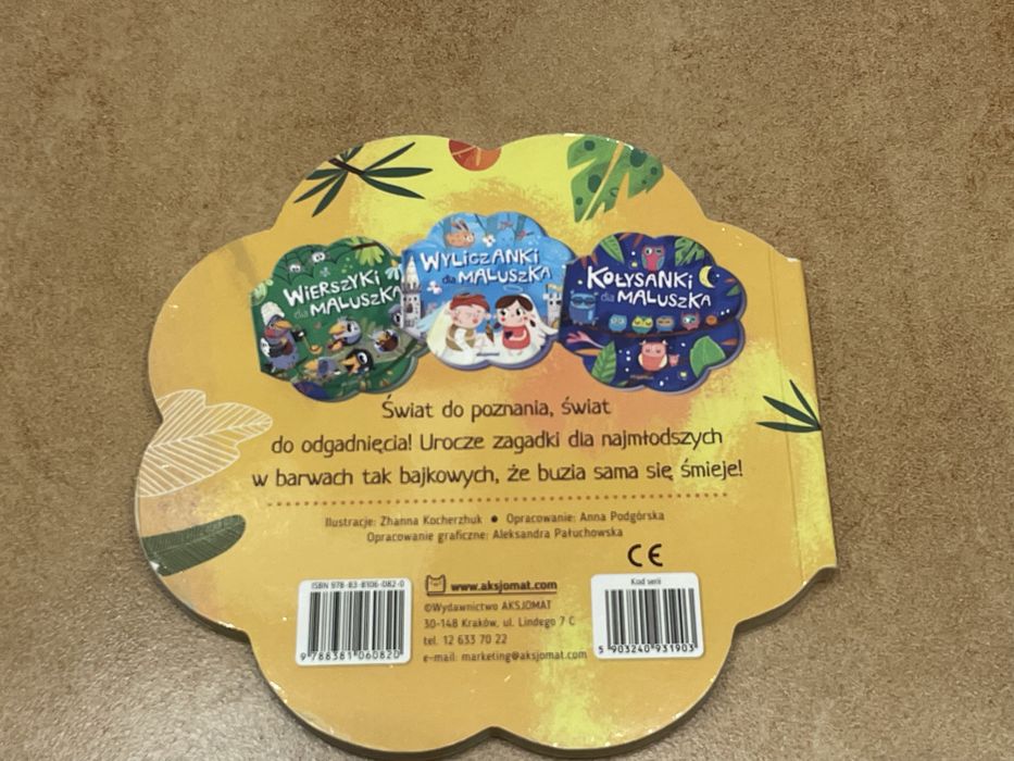 Zagadki dla maluszka – kolorowa książeczka kartonowa