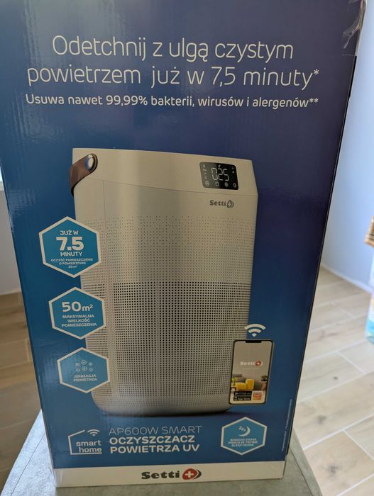 Oczyszczacz powietrza SETTI+ AP600W - nowy, nie otwierany
