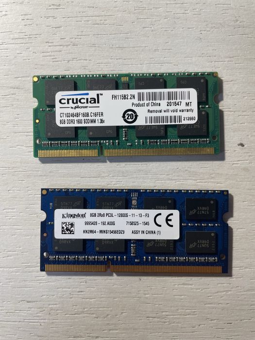 SDRAM DDR3 8Gb, ноутбук