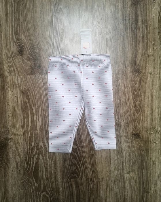 Nowe legginsy 3/4, kolarki dla dziewczynki