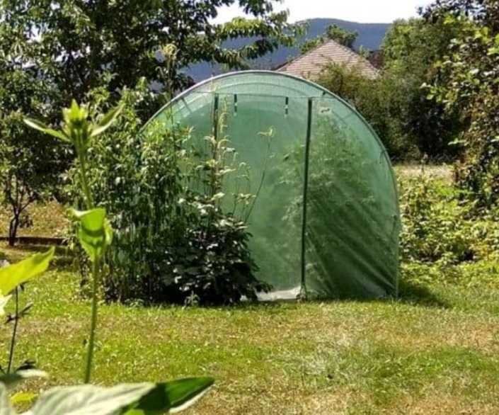 Теплиця з металевим каркасом 10м2 (4 x 2,5 х 2 м) Польща