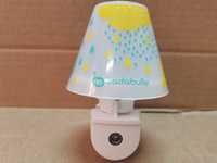 adabulle B015011 Lampka nocna LED z kloszem do gniazdka, z automatyczn