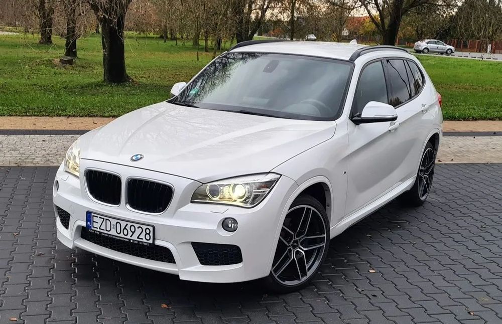 BMW X1 XDRIVE 25D 2X M-PAKIET 218 Km 14r Biała Perła 19'' Śliczna Automat 8HP