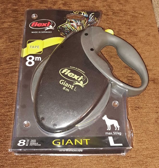 Smycz Giant Flexi L 8 m stan bdb.