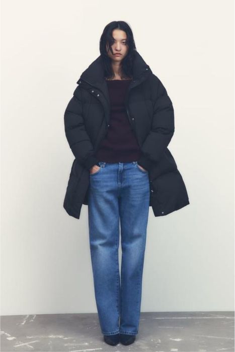 ZARA пуховик Л ідеальний стан