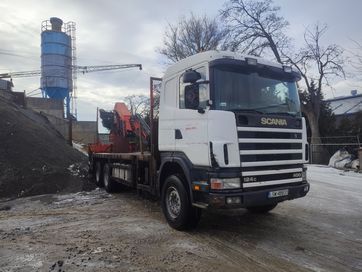 Scania 6x4 HDS Palfinger 35000 resor do szamb (Volvo Hiab PM)