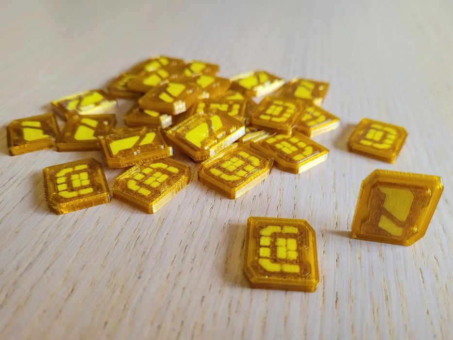 Dinheiro / Créditos Sci-Fi para Jogos de Tabuleiro