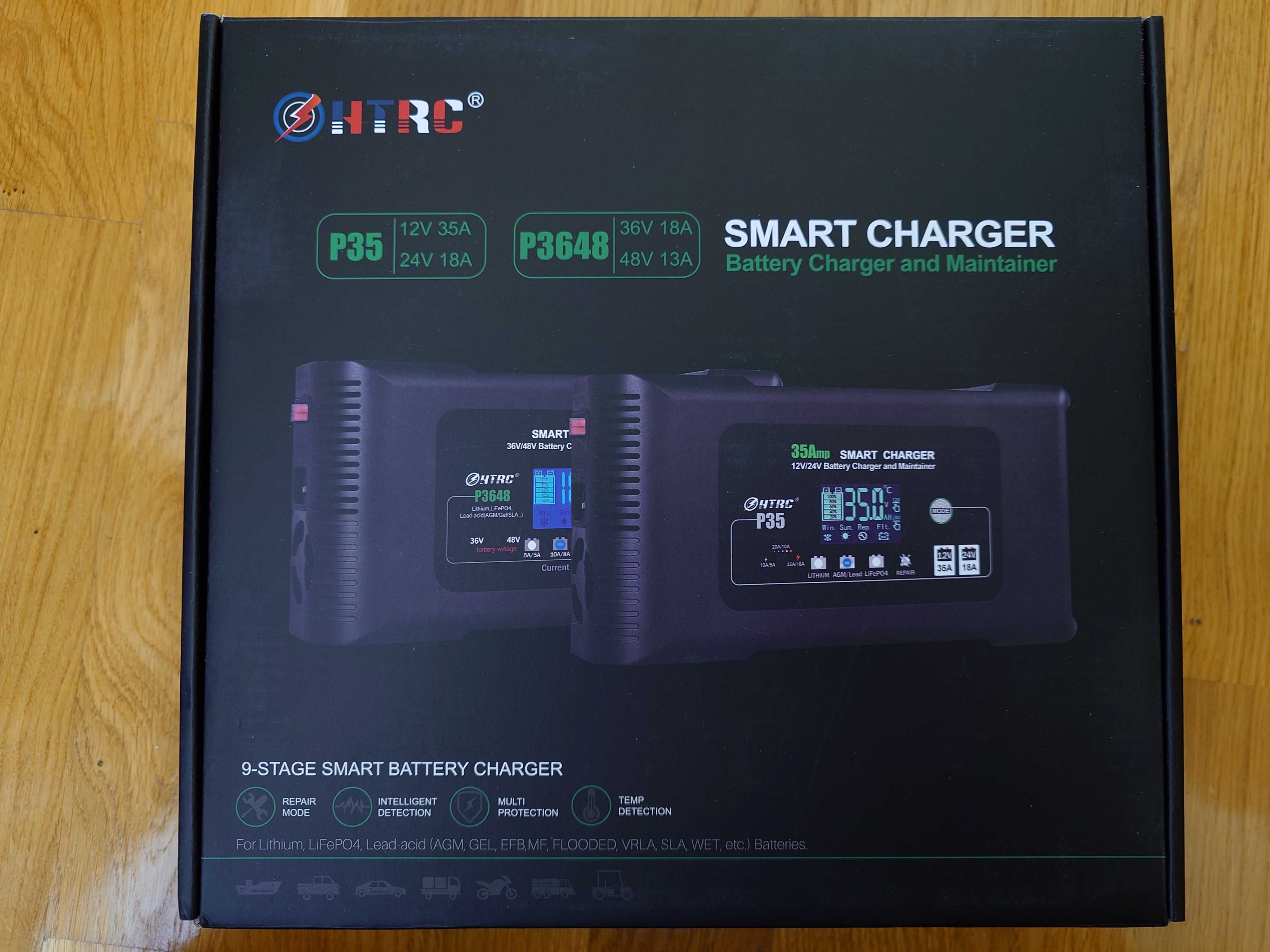 Універсальний зарядний пристрій HTRC Р15 Р35 SMART 12/24V зарядное