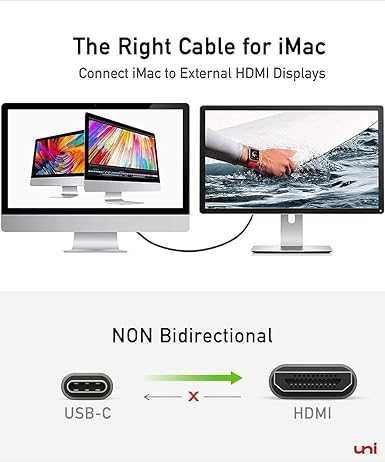 Kabel USB C do HDMI, uni 4K 60Hz 3M