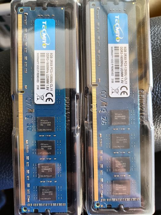 Memória RAM DDR3 8GB 1600MHZ - novo e selado em caixa original64738294187009120