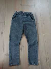 Booso spodnie jeansowe vintage 4/5 jeansy grafitowe rurki