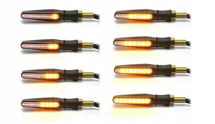 Dynamiczne kierunkowskazy 12 LED - 4 SZTUKI + przerywacz