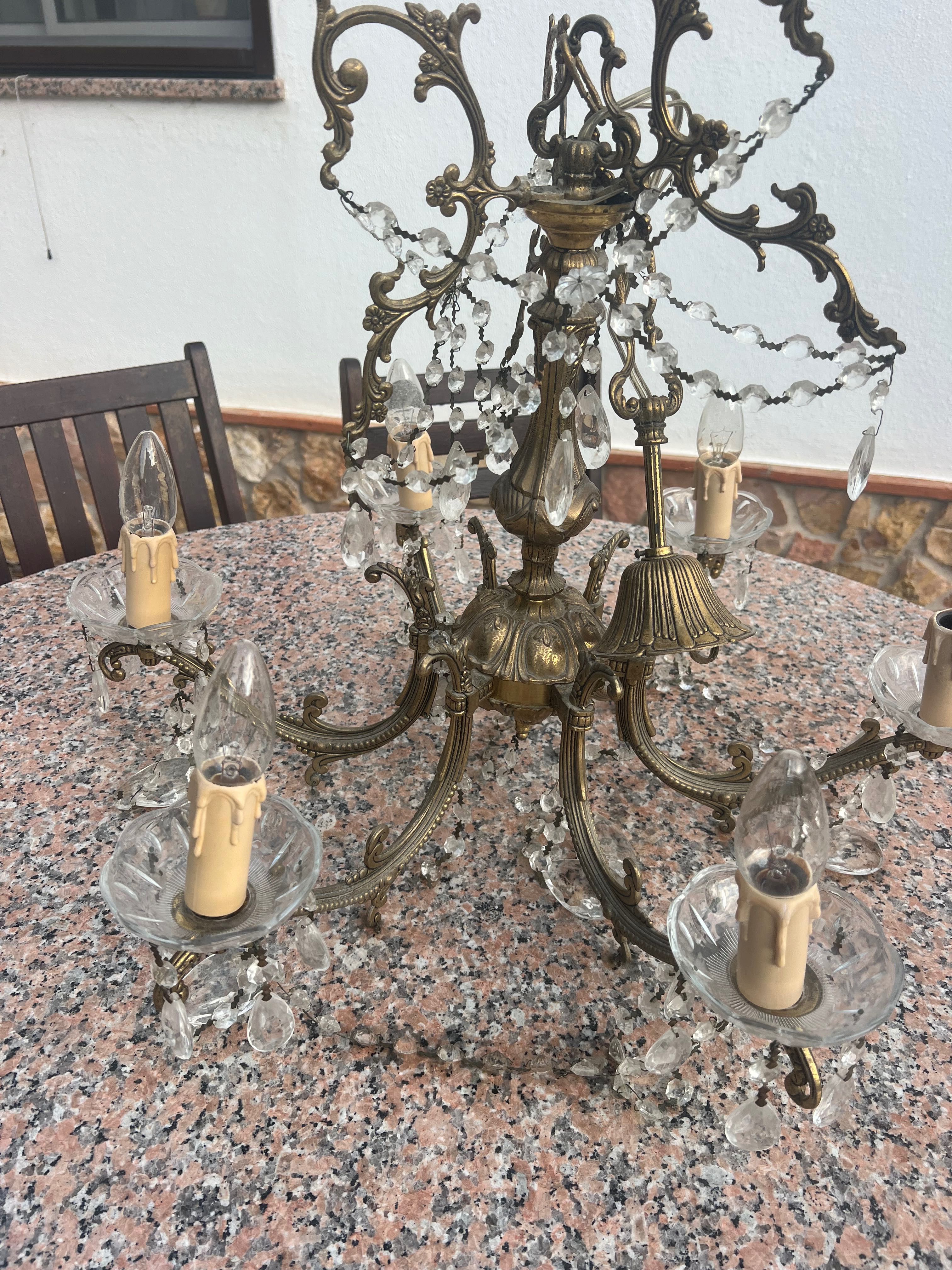 Candieiro antigo sala tecto