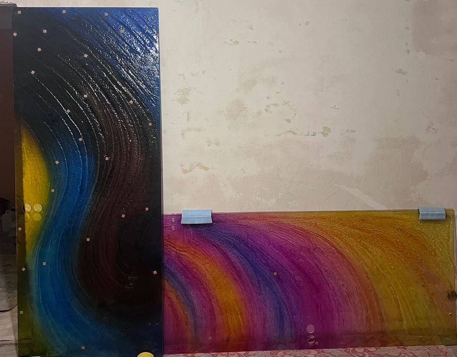 Дверь стеклянная 80/200