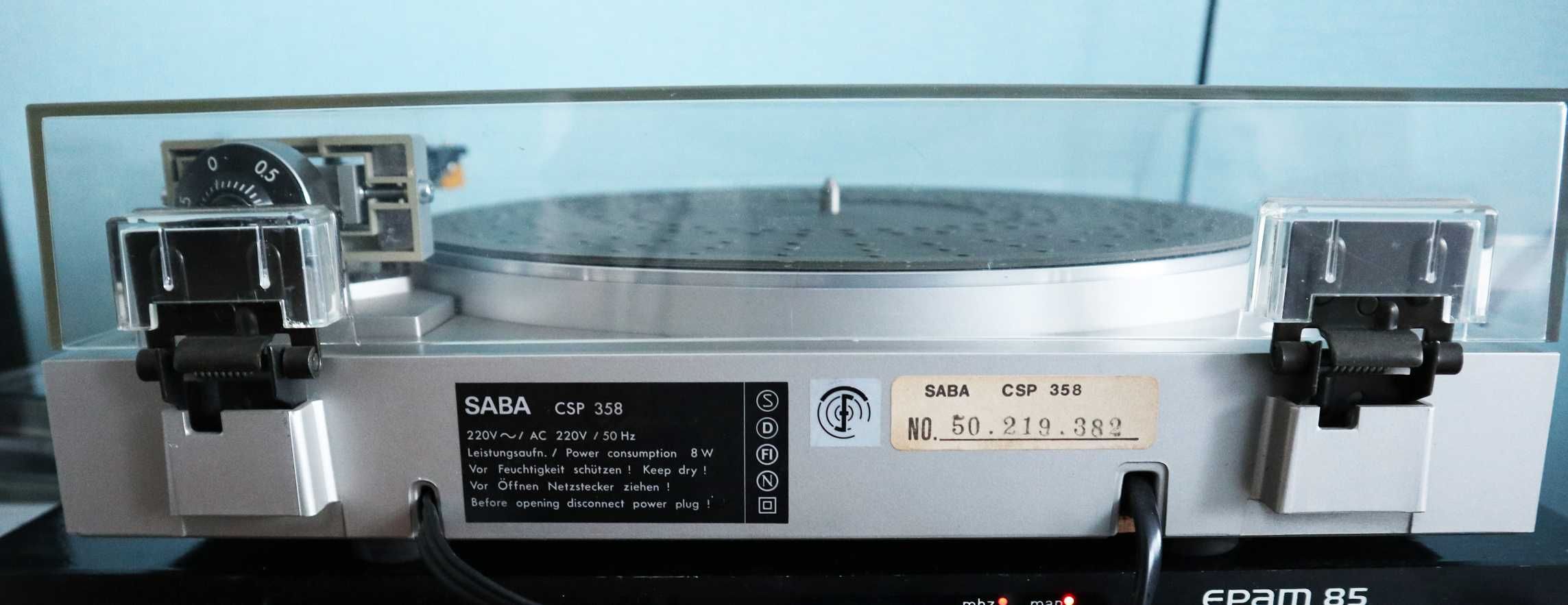 Виниловый проигрыватель JVC L-A100 SABA CSP 358
