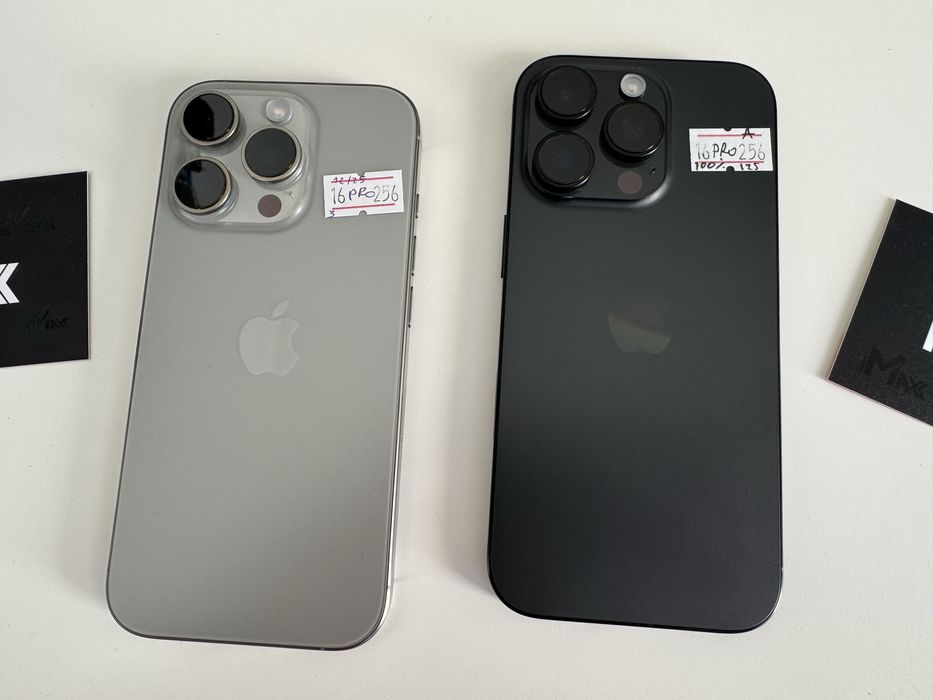 iPhone 16 Pro 256Gb Black, Natural Titanium, Офіційна Гарантія, Європа