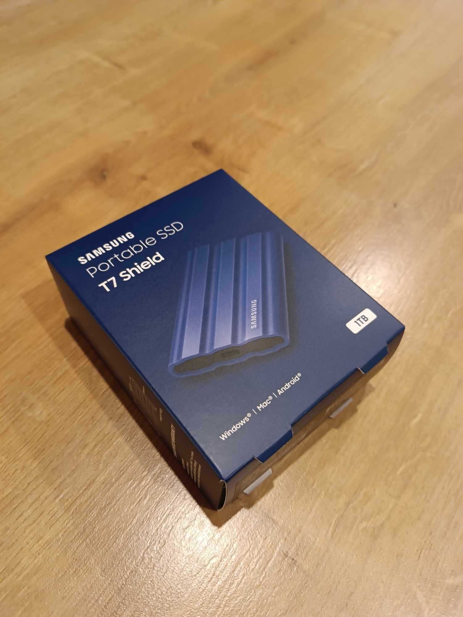 Dysk Samsung Portable SSD T7 Shield 1tb(MU-PE1TOR/EU) (niebieski)-nowy