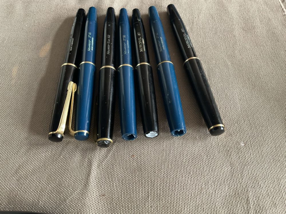 Conjunto de canetas tinteiro da Kaweco varios modelos