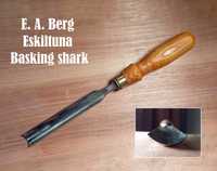 E. A. BERG, SHARK BRAND (Basking Shark) рання Шведська кована стамеска