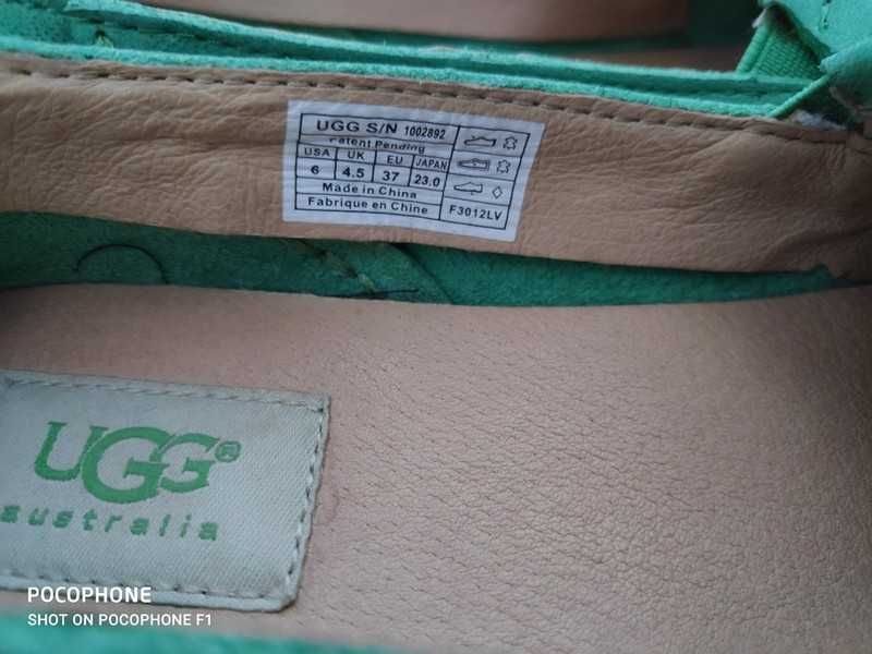 UGG buty Mokasyny skóra naturalna Espadryle