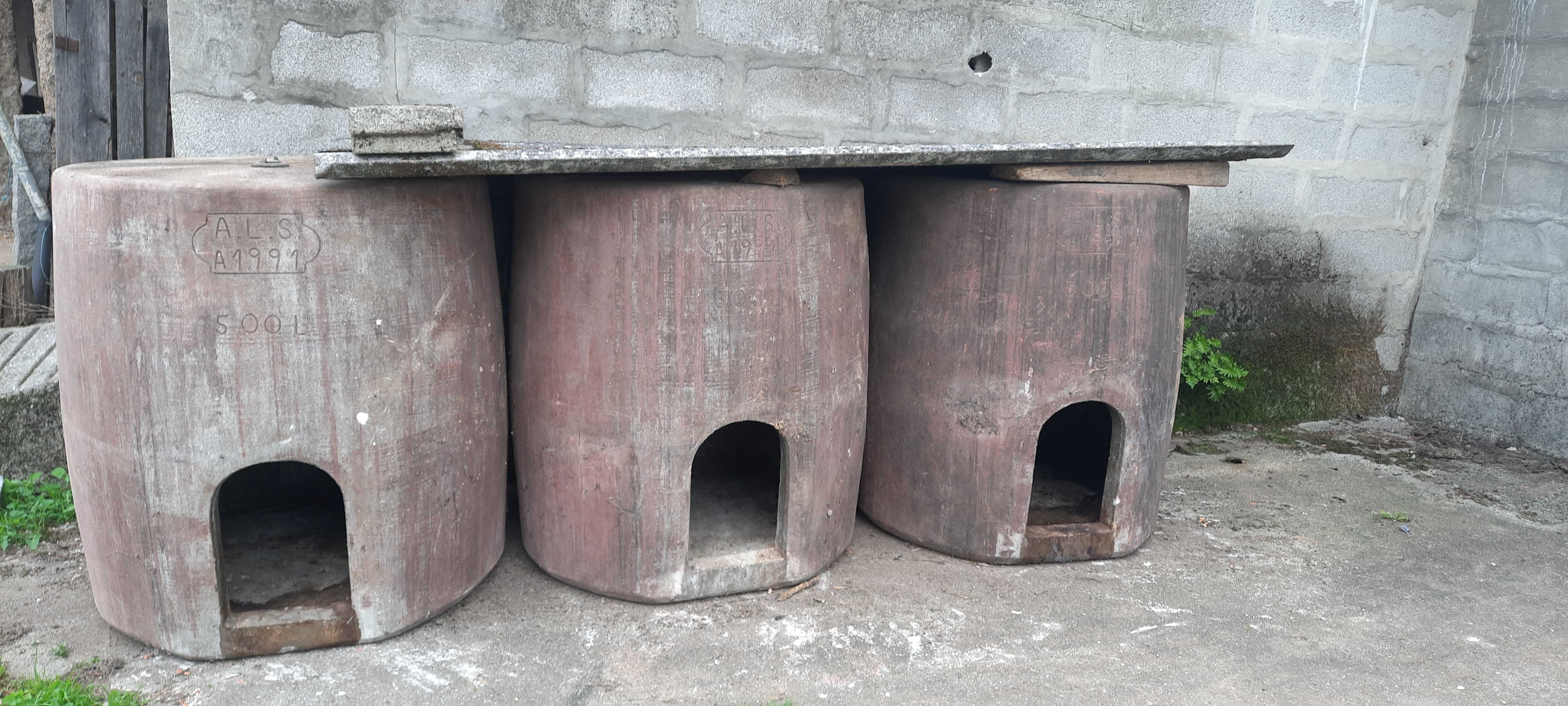 Cubas em Cimento Vidrado