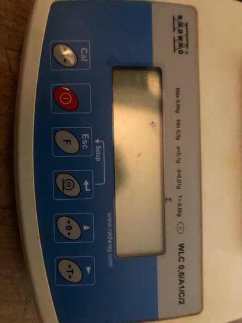 Balança de precisão Radwag