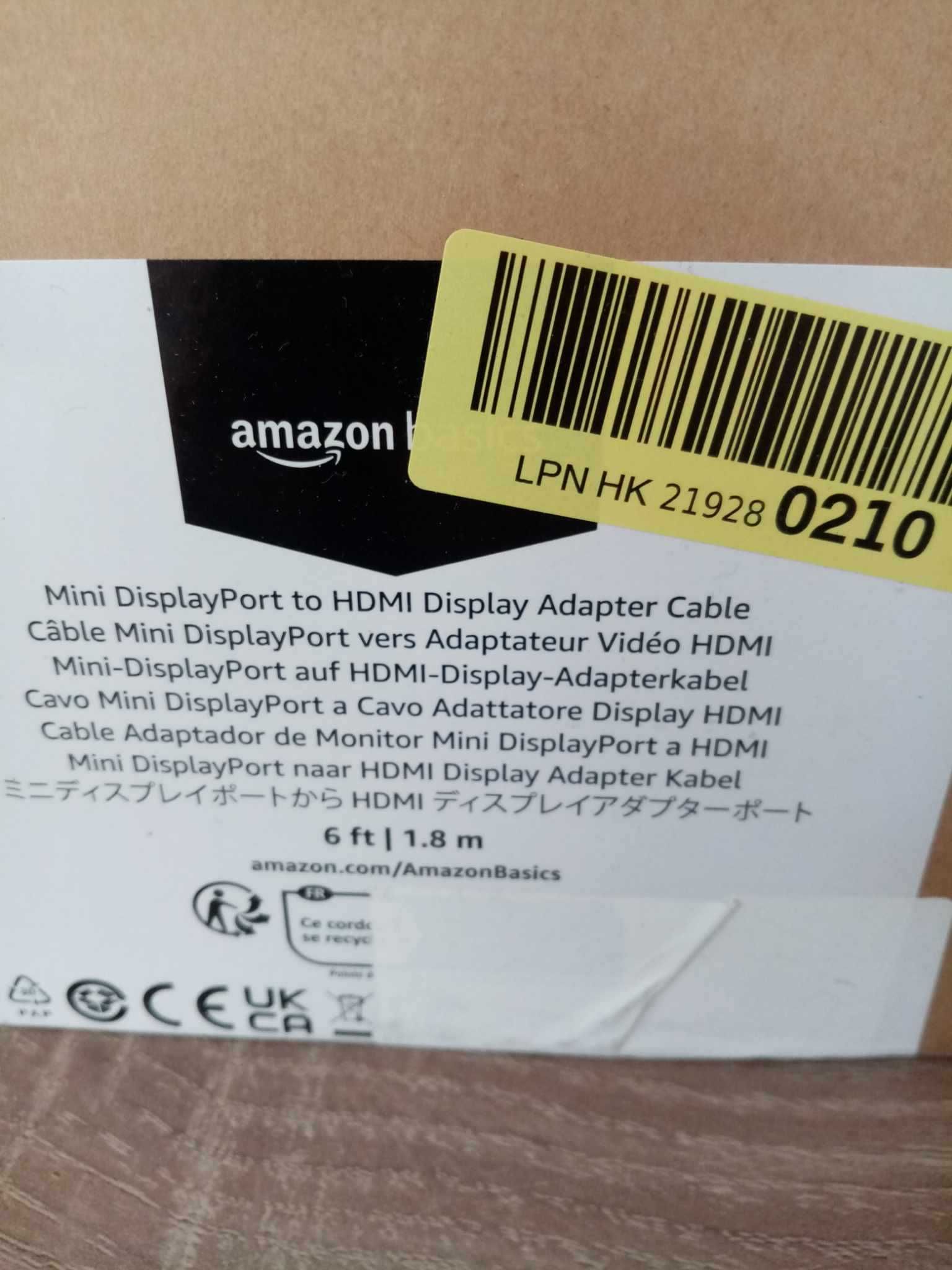 Kabel HDMI 1.8m AmazonBasic