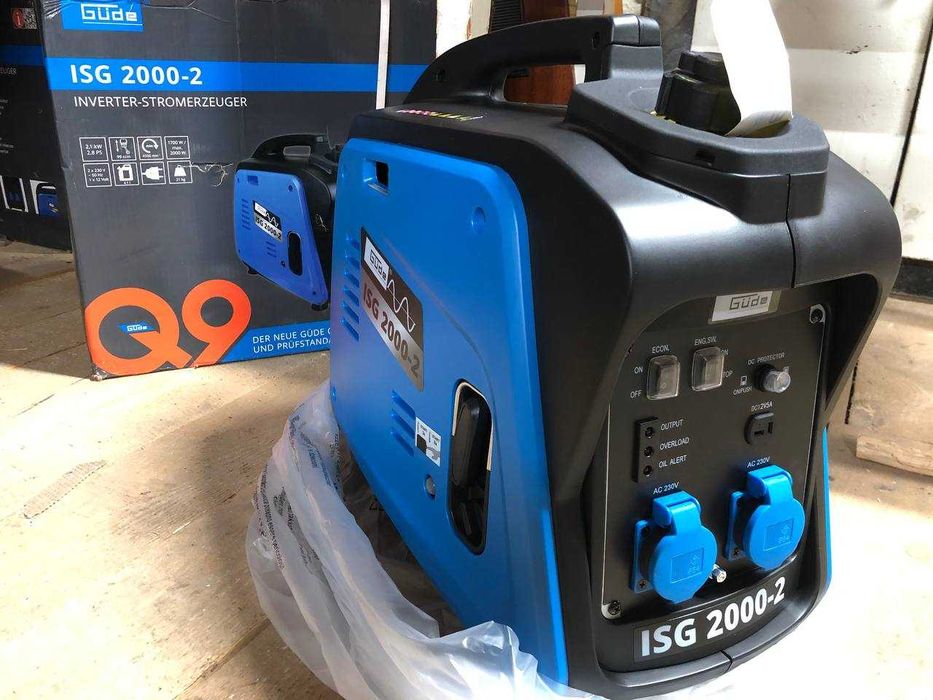 Новий генератор Güde ISG 2000-2 – 2.0/1.7 кВт, інверторний, Німеччина