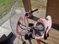Fotelik rowerowy Bobike różowy siedzisko na rower dla dziewczynki