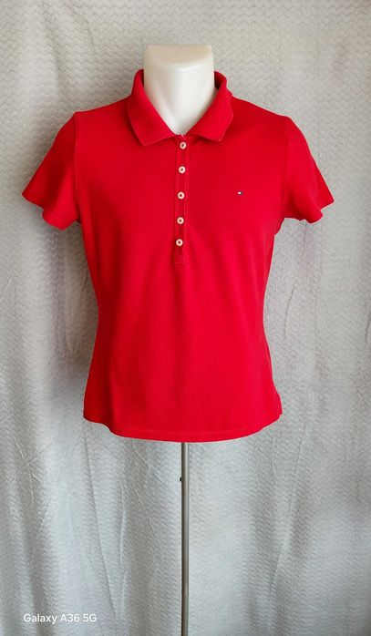 Tommy Hilfiger piękna damska koszulka polo