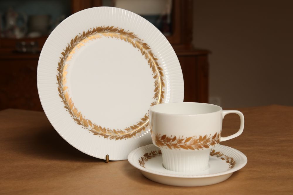 Zestaw śniadaniowy Rosenthal porcelana trio filiżanka talerz